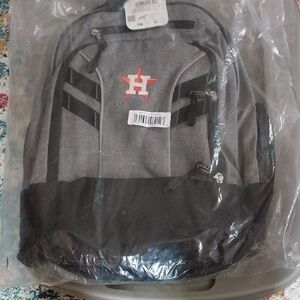 New Houston Astros Gray and Black Backpack